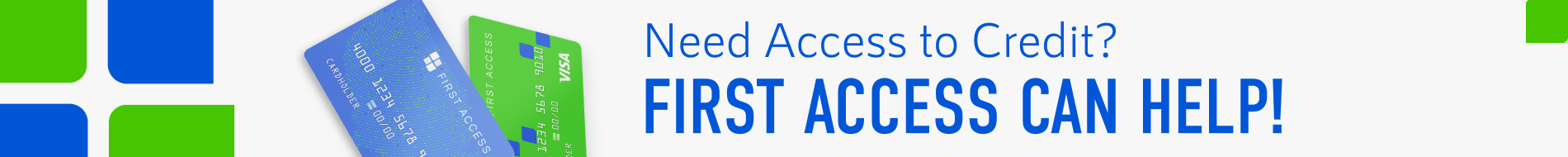 First Access home banner